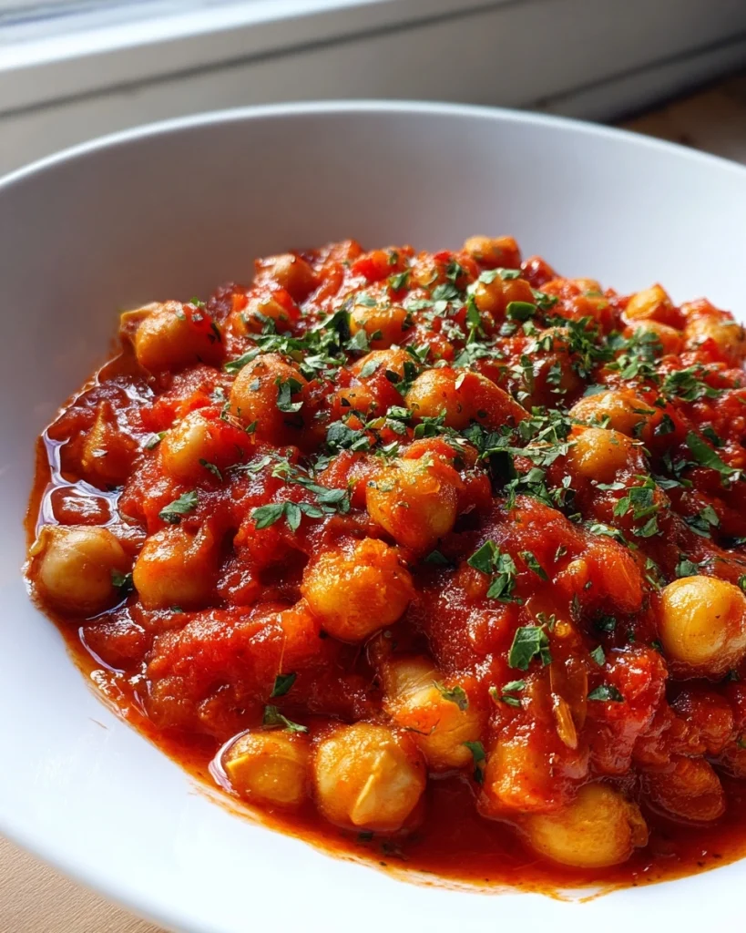 Kikkererwten in pittige tomatensaus: Proef de Smaak!