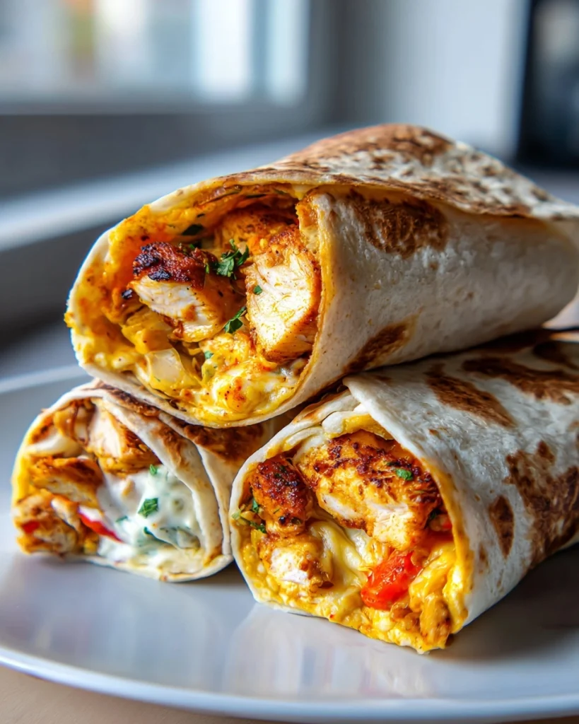 Kip Wraps met Kaas en Knoflook voor een Verrassend Diner!