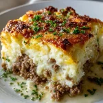 Makkelijke ovenschotel met gehakt en aardappelpuree
