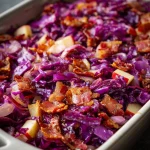 Ovenschotel Met Rodekool, Spekjes En Appel
