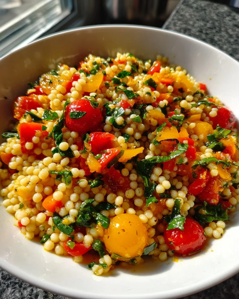 Parelcouscous – Kook Mee! Recept voor een Snel Dinertje!