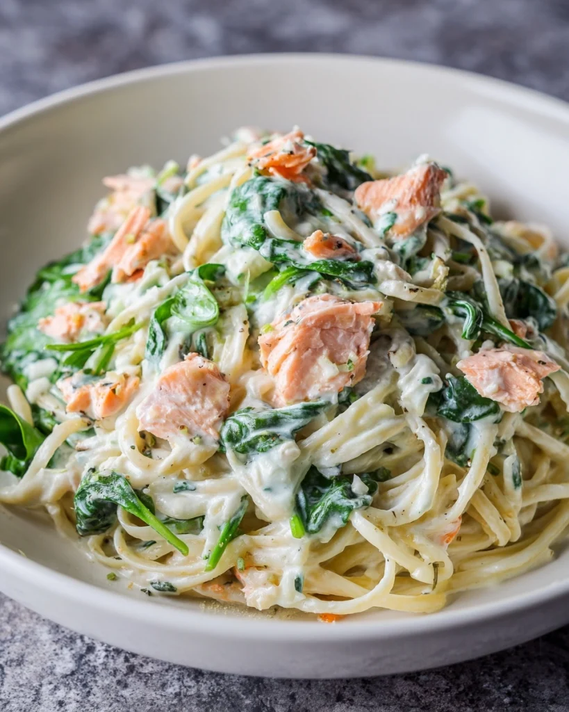 Pasta met Boursin en zalm: een heerlijke maaltijd!