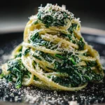 Pasta met Spinazie en Roomsaus