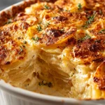 Snelle aardappel-ovenschotel met kaas