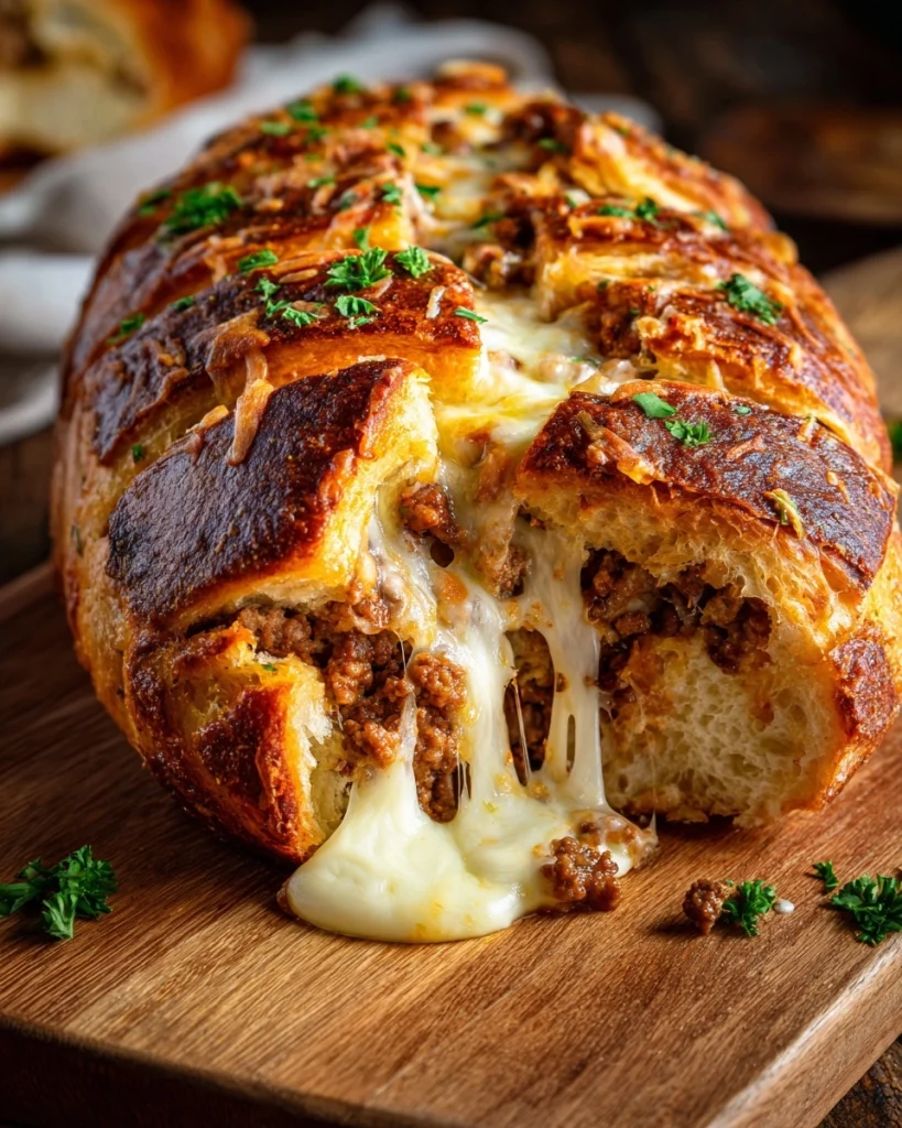 Stokbrood Gevuld met Gehakt en Kaas: Een Heerlijke Verwennerij!