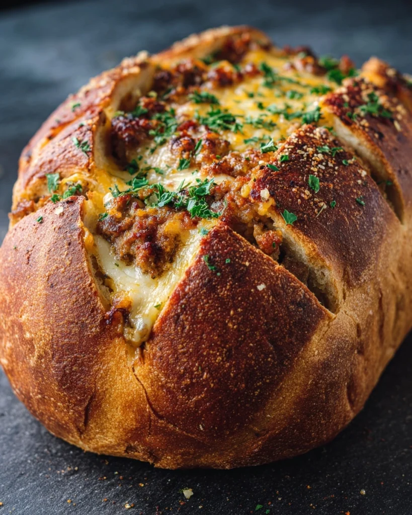 Stokbrood gevuld met Gehakt, Kaas en Ui: Probeer dit Recept!