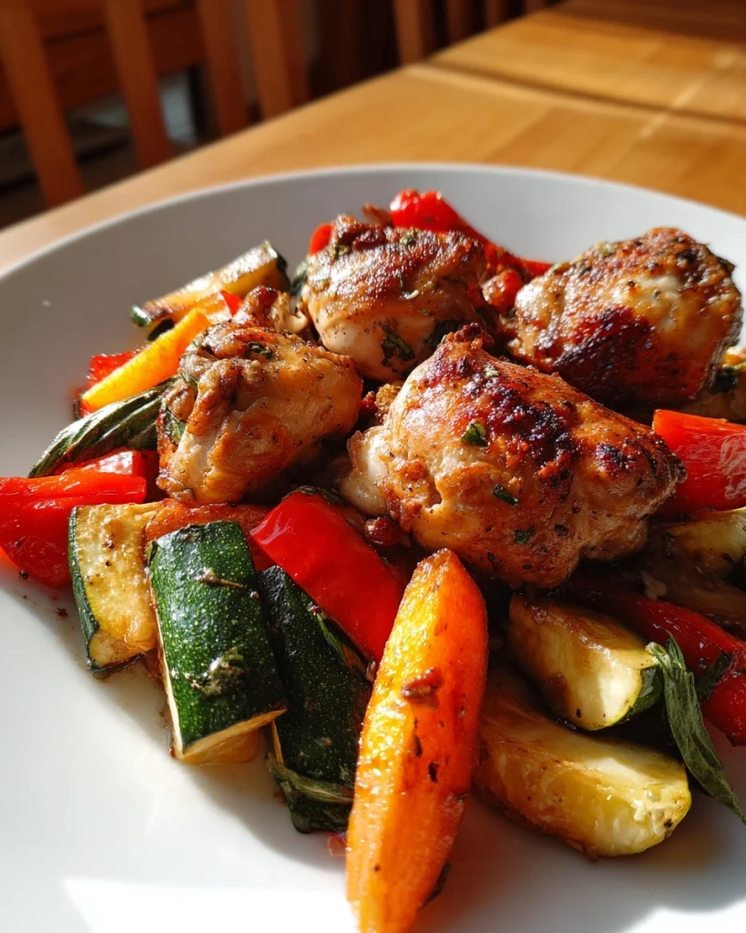Traybake met kip en groente: een eenvoudig, gezond recept!