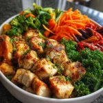 High-protein kip bowl met groenten