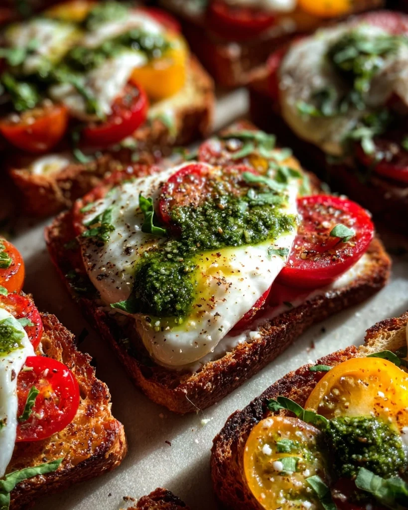 Italialaanse tomaten-mozzarella toast: Een onweerstaanbaar recept!