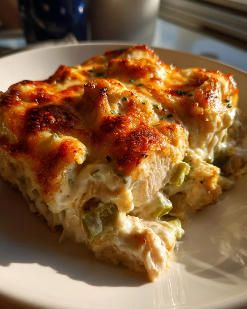 Kip-prei ovenschotel met roomkaas en kaaslaag: Een verrukkelijk recept!