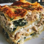 Lasagne ovenschotel met kip, spinazie & roomkaas
