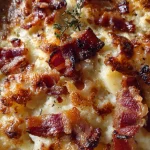 Loaded aardappel ovenschotel met bacon & kaas