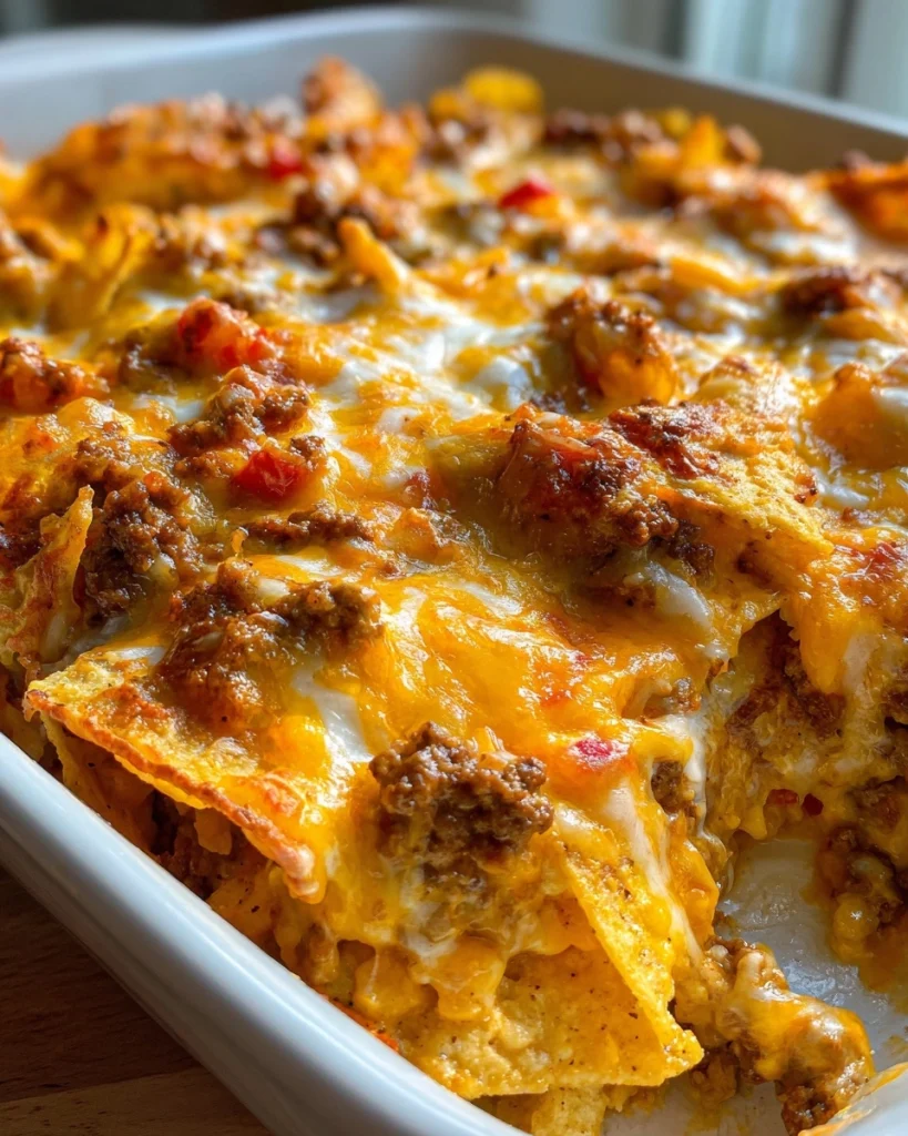 Nacho ovenschotel met gehakt en cheddar: Probeer dit snel!