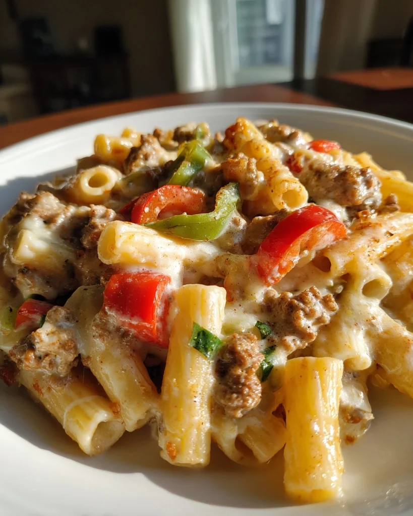 Pasta ovenschotel met gehakt, paprika & roomsaus: Ontdek het perfecte comfortfood!