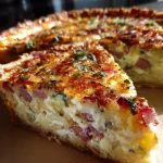 Witlof quiche met spek en kaas