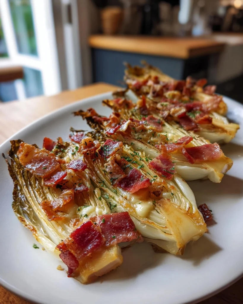 Witlof uit de oven met brie en spek: een verrukkelijk recept!
