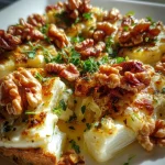 Witlof uit de oven met brie en walnoten