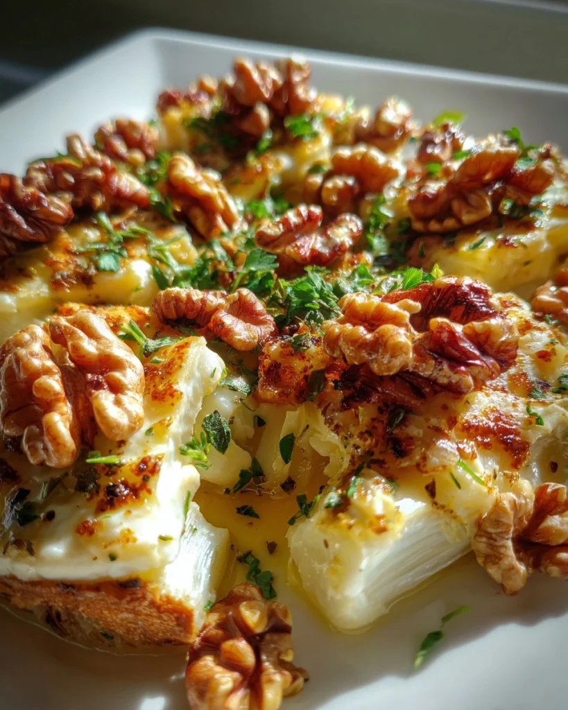 Witlof uit de oven met brie en walnoten: een feestelijk gerecht!