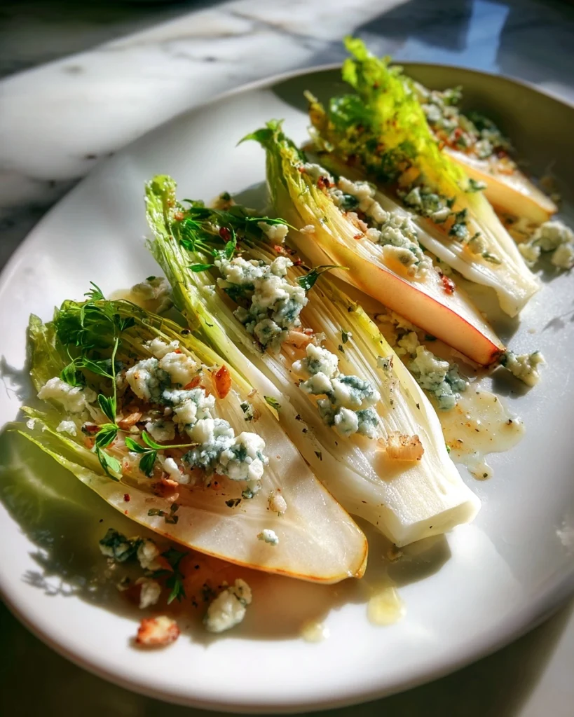 Witlofsalade met peer en blauwe kaas: Proef deze unieke combinatie!