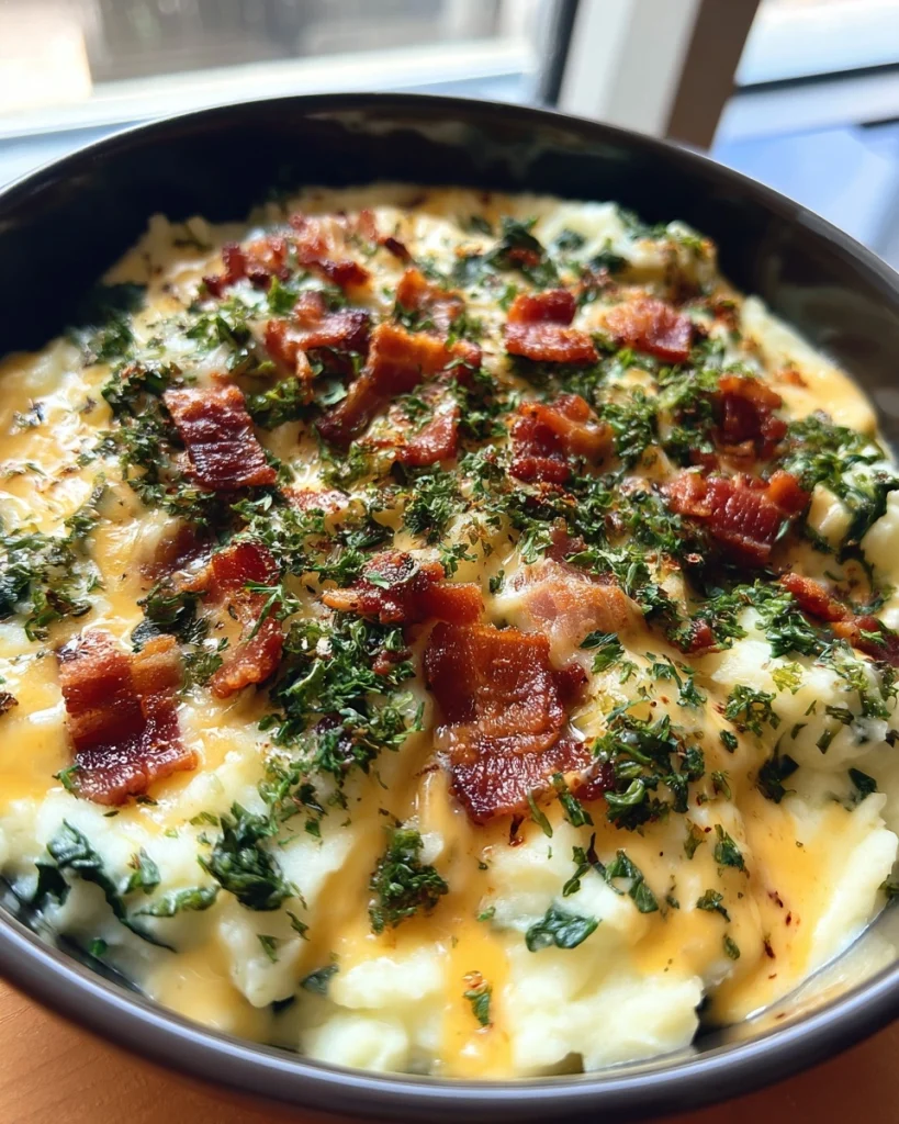 Andijvie stamppot met spekjes en een kaassaus – een heerlijke winterklassieker!