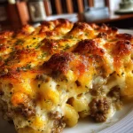 Bloemkool-Gehakt Ovenschotel met Boursin en Mozzarella