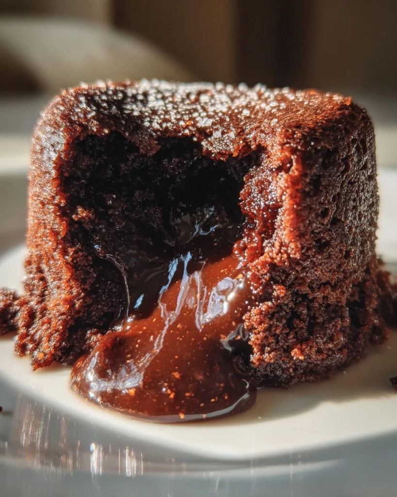 Chocolade Lava Cake met Slechts 3 Ingrediënten