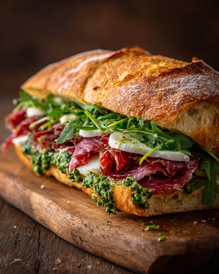 Ciabatta met bresaola, pesto arrabbiata: Proef deze smakelijke combinatie!