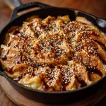 Gyoza Ovenschotel met Romige Teriyakisaus en Sesam