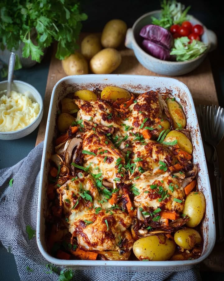 Hete kip ovenschotel: Geniet van deze smaakvolle maaltijd!