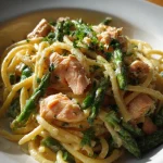 Kinderproof: Pasta met Zalm en Boursin en Groene Asperges – Knutsel de maaltijd samen