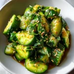 Komkommersalade met sesam en sojasaus — viraal op TikTok nu