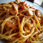 Low-Budget Luxe: Kip-Paprika Pasta in Romige Saus – 15 min, budgettip