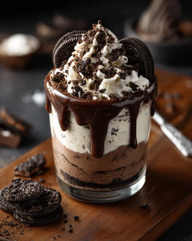 Oreo cheesecake in een glas: Snel & Zonder Oven!