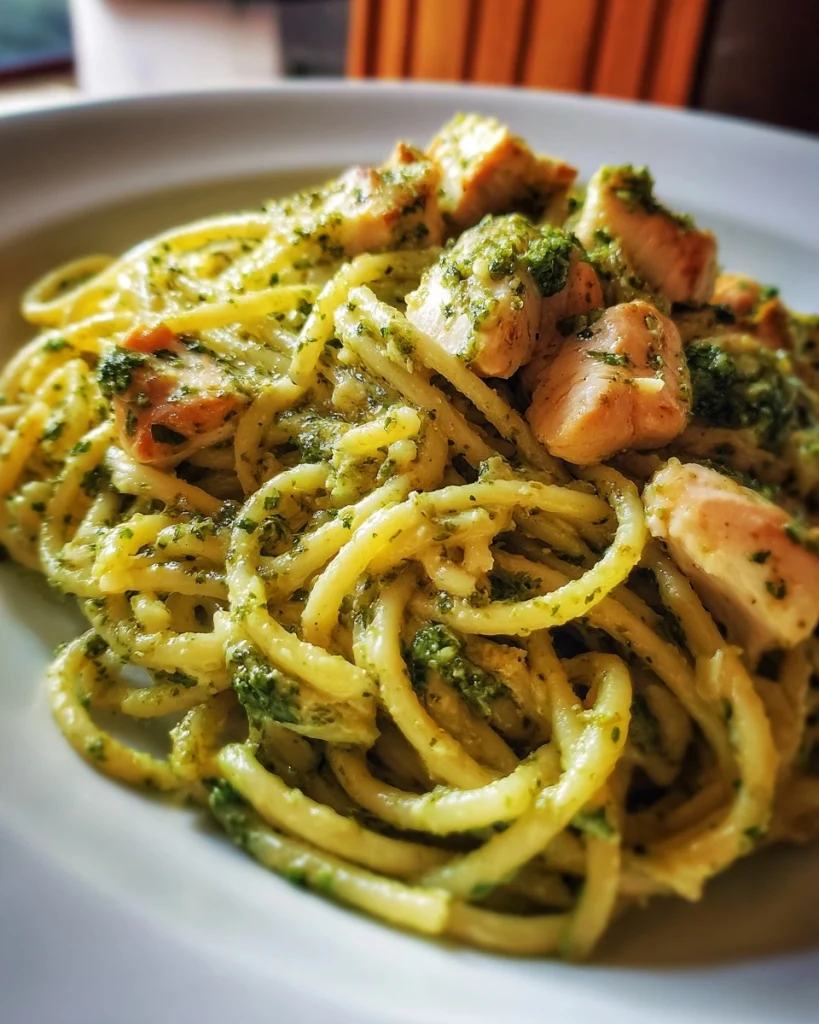 Overheerlijke Boursin Pasta met Kip & Groene Pesto in 10 min!