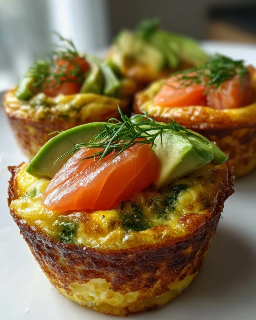 Paasbrunch: Ei-Muffins met Zalm en Avocado