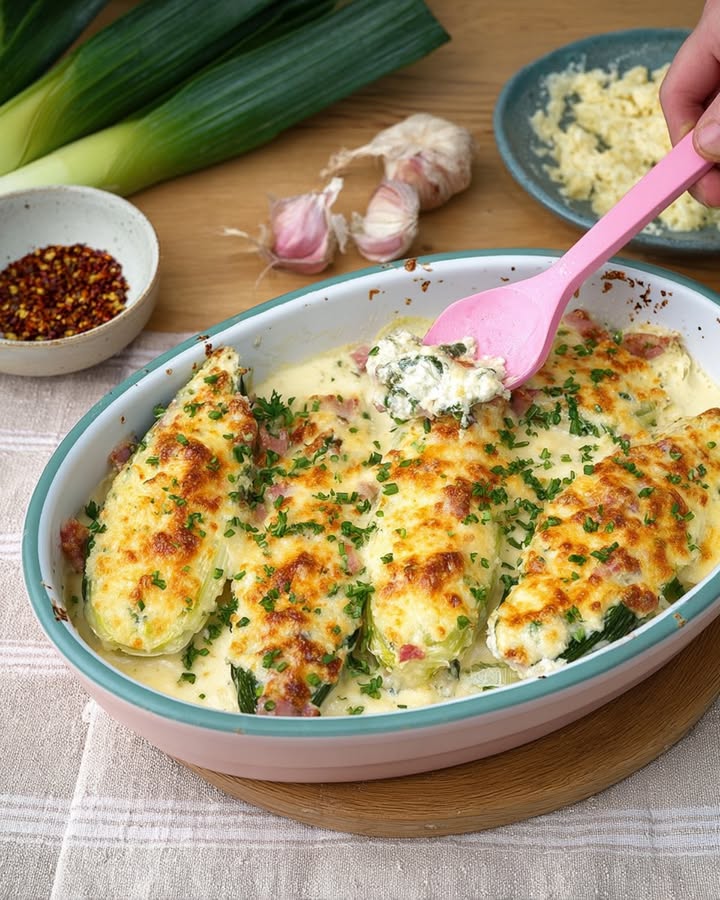 Preirolletjes met ham en kaas uit de oven: een smakelijk gemak!