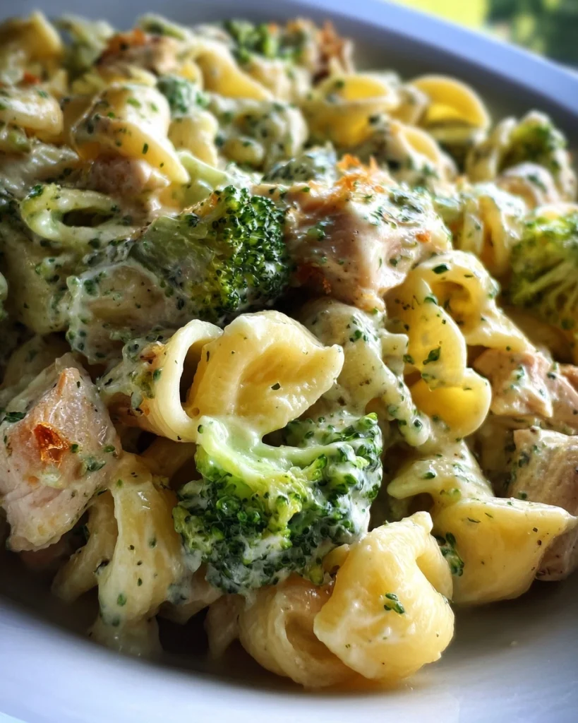 Romige Kip-Broccoli Pasta met Kruidenkaas – Ontdek de smaak!