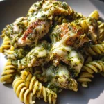 Romige Pesto-Pasta met Mozzarella en Kipfilet uit de Oven