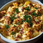 Romige kip bacon ovenschotel