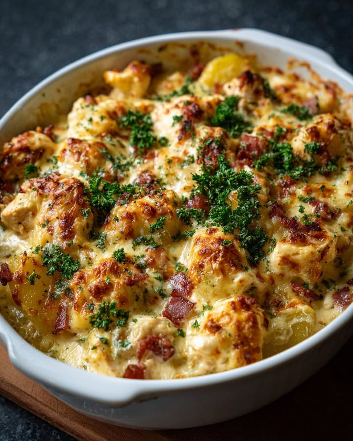 Romige kip bacon ovenschotel: Ontdek dit verrassende recept!