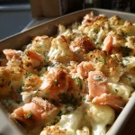 Snel & Lekker: Ovenschotel met Boursin‑saus, Bloemkool en Zalm – veel groenten, veel smaak