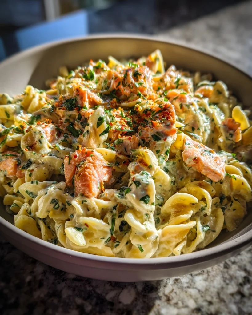 TikTok-hack: Pasta met Boursin & Zalm in 10 min!