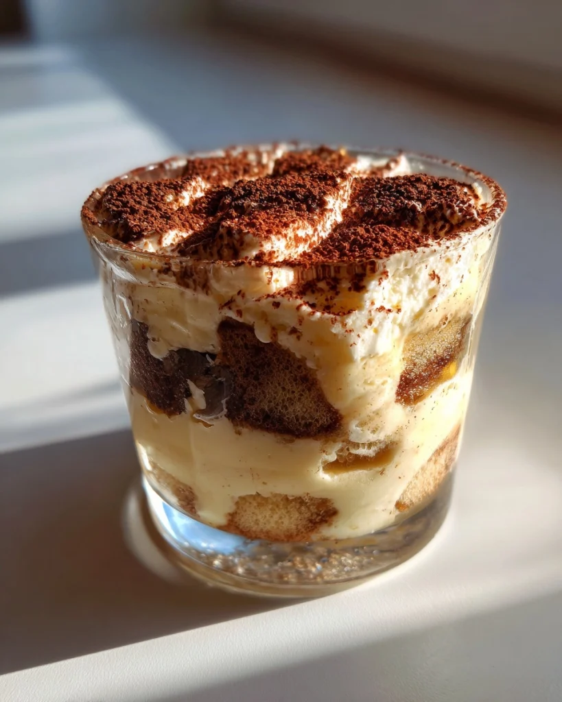 Tiramisu in een Glas – Zonder Oven, Klaar in 15 Min