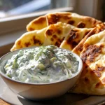 Tzatziki met zelfgebakken pitabrood — echt thuis te maken