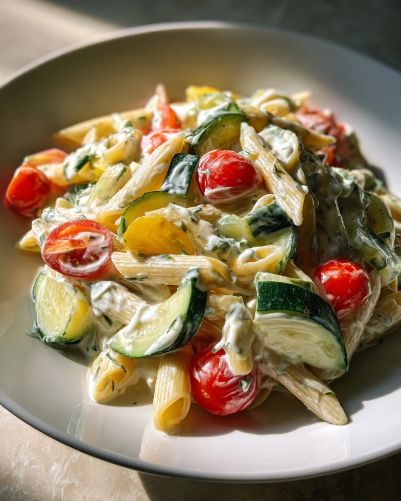 Tzatziki pasta salade: Maak het fris en snel in 15 min!
