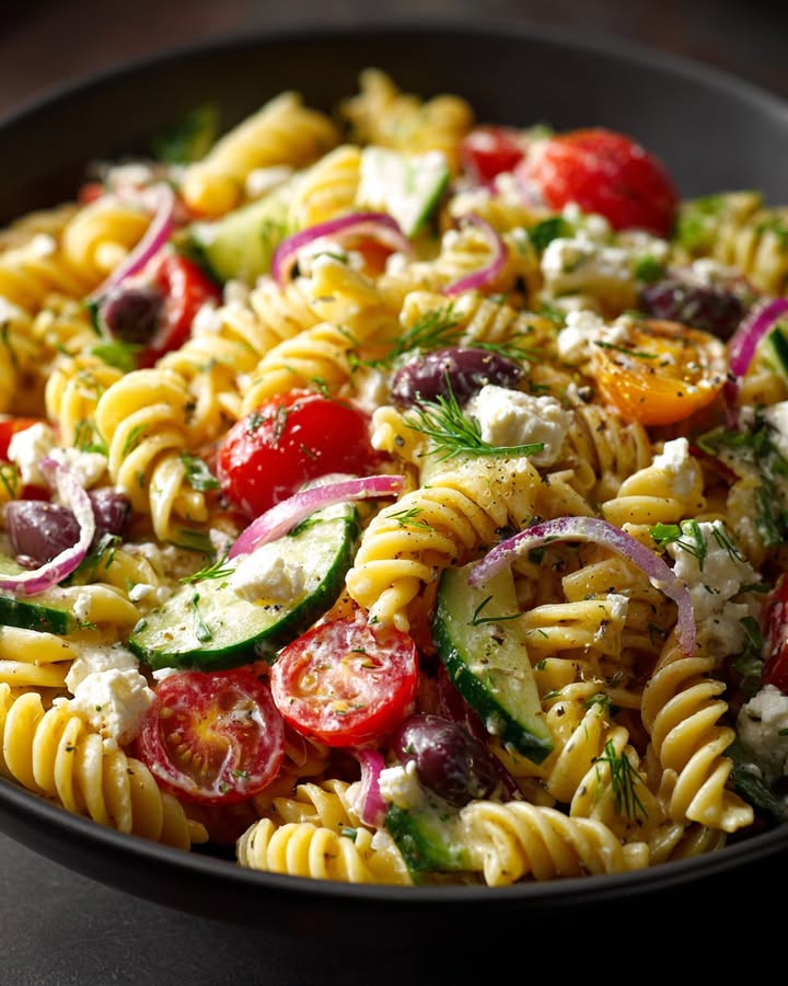 Tzatziki pastasalade: Discover a refreshing twist!