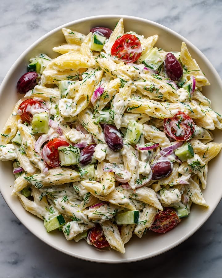 Tzatziki pastasalade: A Refreshing Twist for Summer!