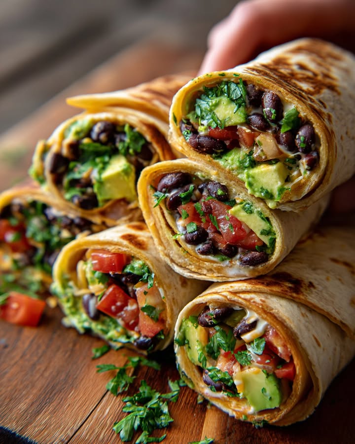 Vegetarische Mexicaanse wraps met zwarte bonen: Ontdek dit heerlijke recept!