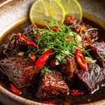 Vietnamese gestoofd rundvlees bo kho-style