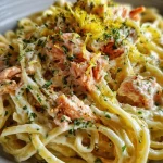 Zero Effort: Romige Pasta met Boursin, Zalm en Citroen – Zonder mixer klaarmaken